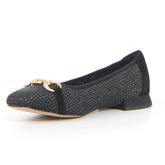 Ballerina con staffa black | Boscaini Scarpe
