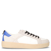 Nika Mix sneaker in ecopelle bianco blu | Boscaini Scarpe