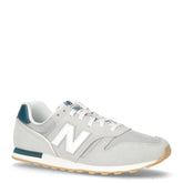373 sneaker in pelle e tessuto grigio - NEW BALANCE UOMO | Boscaini Scarpe