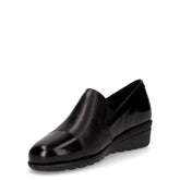 Mocassino con zeppa nero | Boscaini Scarpe