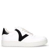 Sneaker in pelle bianco nero | Boscaini Scarpe