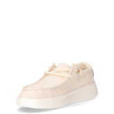 Demy stringata sportiva in tessuto latte | Boscaini Scarpe