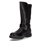 Stivale da bambina con glitter in ecopelle nero | Boscaini Scarpe