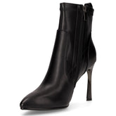 Tronchetto a punta in ecopelle nero | Boscaini Scarpe