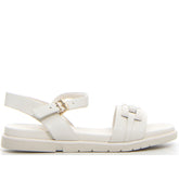 Sandalo con catena cream | Boscaini Scarpe