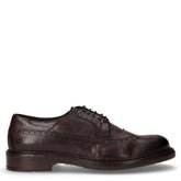 Stringata in pelle stile inglese castagno | Boscaini Scarpe