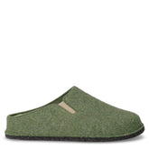 Klos ciabatta in tessuto verde | Boscaini Scarpe