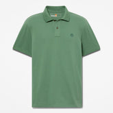 OYSTER RIVER LOGO CHEST LOGO polo in cotone manica corta verde mirto | Boscaini Scarpe