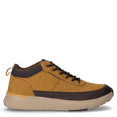 Neil polacchino in ecopelle e tessuto giallo marrone scuro | Boscaini Scarpe