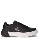 Sneaker in ecopelle bambino nero | Boscaini Scarpe