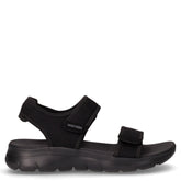 Summits Cute Mark sandalo in tessuto nero | Boscaini Scarpe