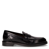Mocassino in pelle nero | Boscaini Scarpe