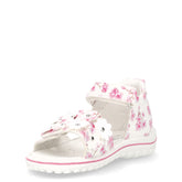 Sandalo in ecopelle bambina rosa bianco | Boscaini Scarpe