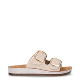 Ciabatta aperta in ecopelle ghiaccio | Boscaini Scarpe