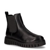 Stivaletto in ecopelle con zip nero | Boscaini Scarpe