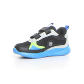Sneaker con luci da bambino grigio nero | Boscaini Scarpe