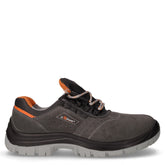 Rotational S1P SRC scarpa antinfortunistica in pelle antracite arancione | Boscaini Scarpe