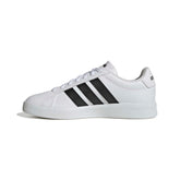 Grand Court Base 3.0 sneaker in ecopelle bianco nero | Boscaini Scarpe