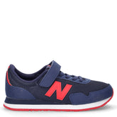 323 sneaker in tessuto ed ecopelle navy rosso | Boscaini Scarpe