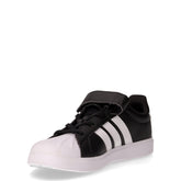 STREETTALK EL C sneakers in ecopelle con strappo e lacci nero bianco | Boscaini Scarpe
