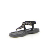 sandalo basso infradito nero | Boscaini Scarpe