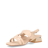 Sandalo con tacco comodo nut | Boscaini Scarpe