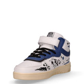 Sneaker bambina in ecopelle bianco avio | Boscaini Scarpe