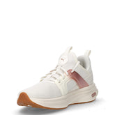 Softride sneaker in tessuto ed ecopelle bianco rosa | Boscaini Scarpe