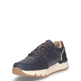 Sneaker in ecopelle navy | Boscaini Scarpe