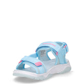 Tread Seeker sandalo sportivo in tessuto bambina azzurro rosa | Boscaini Scarpe