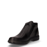 Stivaletto in pelle con zip nero | Boscaini Scarpe