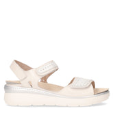 Sandalo con zeppa bianco | Boscaini Scarpe
