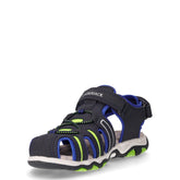 Levi sandalo in tessuto ed ecopelle bambino blu navy royal | Boscaini Scarpe