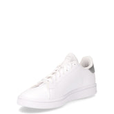 Urban court sneaker in ecopelle bianco argento | Boscaini Scarpe