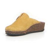 Ciabatta con zeppa ambra taupe | Boscaini Scarpe