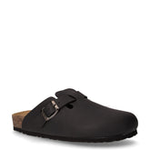 Ciabatta in ecopelle nero | Boscaini Scarpe