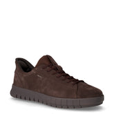 Flextride Plus sneaker in pelle scamosciata cioccolato | Boscaini Scarpe