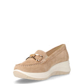 Mocassino in pelle con zeppa biscotto | Boscaini Scarpe