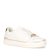 Kiki 01 sneaker in pelle bianco oro - Sneakers Donna | Boscaini Scarpe