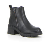 Tronchetto con zip black | Boscaini Scarpe