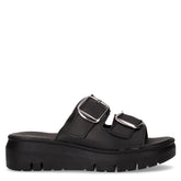 Ciabatta con zeppa nero | Boscaini Scarpe