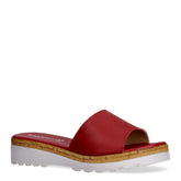 Ciabatta con zeppa rosso | Boscaini Scarpe