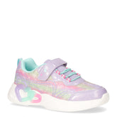 Sneaker in tessuto con luci bambina lilla - Scarpe Bambina | Boscaini Scarpe