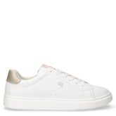 Sneaker in ecopelle bambina bianco platino | Boscaini Scarpe