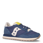 Jazz Original sneaker in tessuto e pelle blu tofu | Boscaini Scarpe