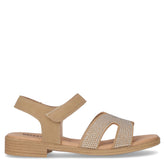 Sandalo con strass beige | Boscaini Scarpe