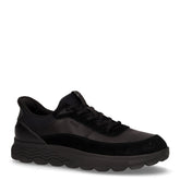 Spherica plus sneaker in pelle e tessuto nero | Boscaini Scarpe
