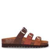 Hola ciabatta in pelle marrone | Boscaini Scarpe