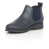Beatles boot in pelle blu | Boscaini Scarpe
