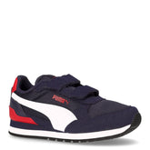 St Runner v4 sneaker bambino in ecopelle navy bianco | Boscaini Scarpe